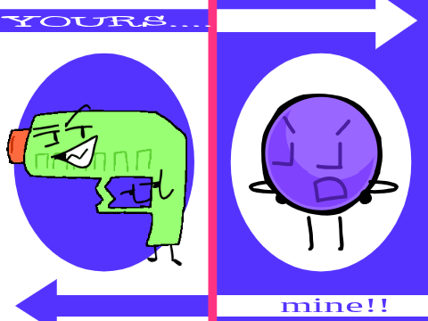 I changed the oc to water gun :D