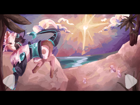 ☁ art trade w/ @how-random