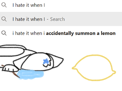 Lemon - silly art