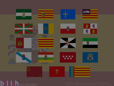flag band: autonomies of spain (british’s take)