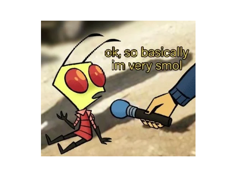 ok, so basically he's very smol