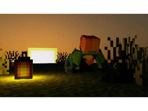 A 3D Art Example - Watching the Sunrise