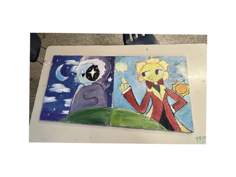 final art project - cieling tiles for art class