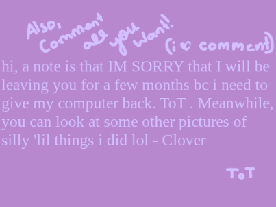 INACTIVITY NOTICE (not copying @OGsunnyfromwof)
