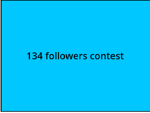 136 followers contest