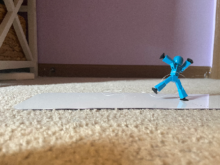 Stop Motion stick figure: Cartwheel