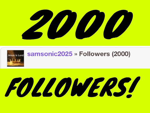 2000 FOLLOWERS!!!