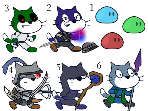 【図鑑】剣神伝説　敵キャラ一覧