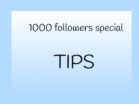 1k followers special