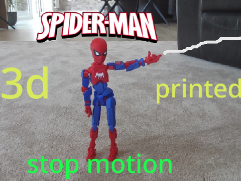 my spider-man stop motion