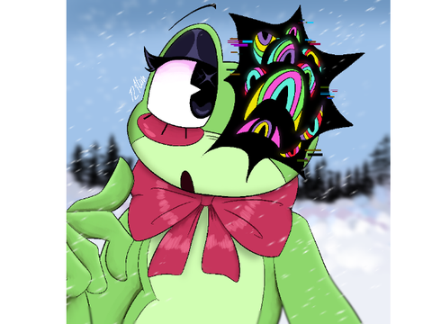Ribbit art :D