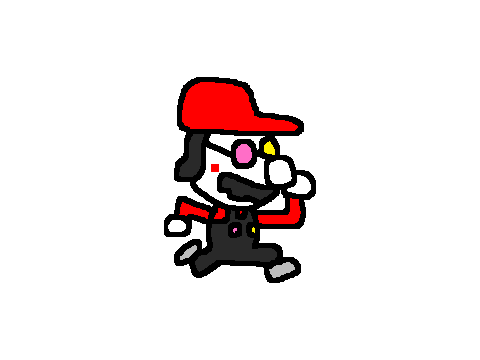 Better drawn mario freedom motif