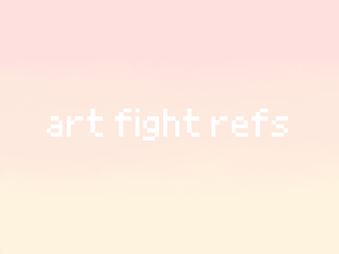 art fight refs!!
