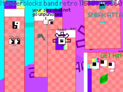 Retro band numberblock 116351-116360