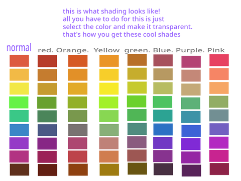 free color theory thing