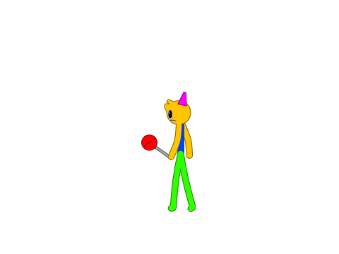 Roblox retroslop noob as Stick figure.