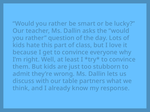 Would You Read This?