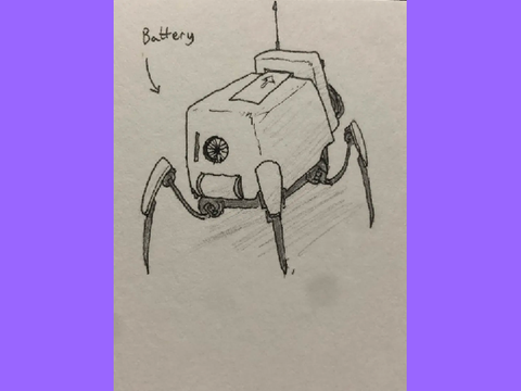 ONE Drawing! My Portal OC!