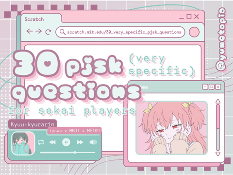 ✰⌇30 very specific pjsk questions answered!! ~