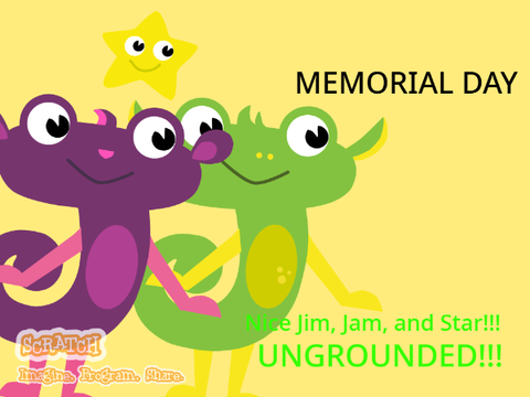 Jim Jam and Star get ungrounded on Memorial Day