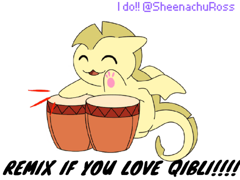 remix if you love qibli! remix remix remix remix do it now! remix