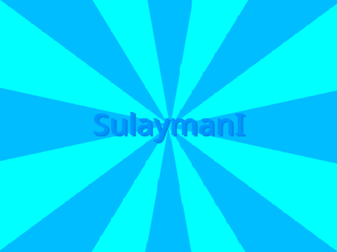 Intro for @SulaymanI