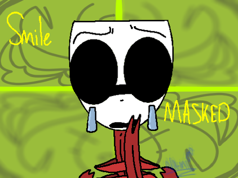 SMILE MASKED - Cover art
