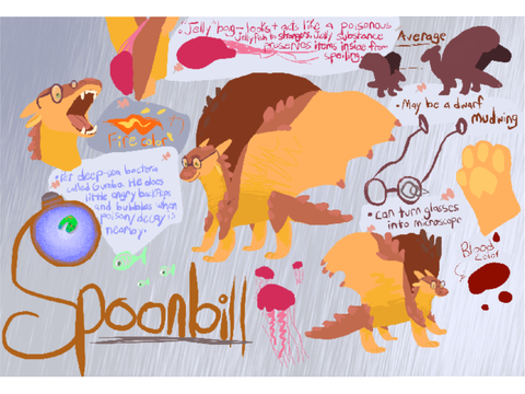 Spoonbill Ref (& Art Process-ish)