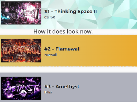 2 New Top 1s... (ANNIVERSARY EDITION)