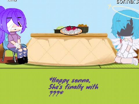 " I missed you , ??? "