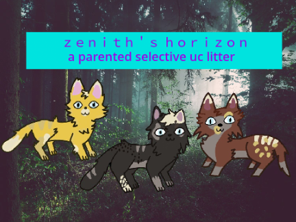 (Closed) .ೃ࿔ zenith’s horizon .ೃ࿔ a parented selective uc litter
