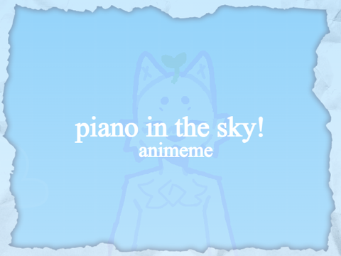 piano in the sky - template