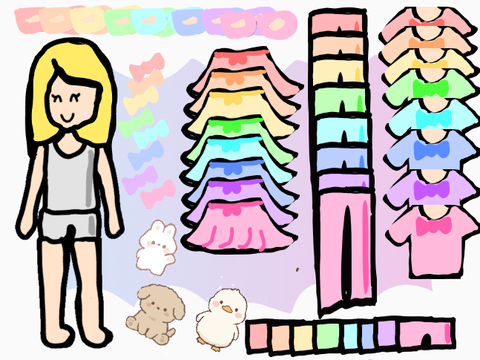 Pastel-Dress-up