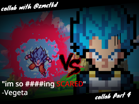 Goku Blue VS Vegeta Blue Part 4 ll Collab with @zmctkd ll
