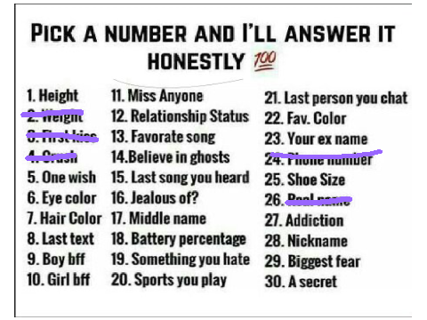 Ask me things!