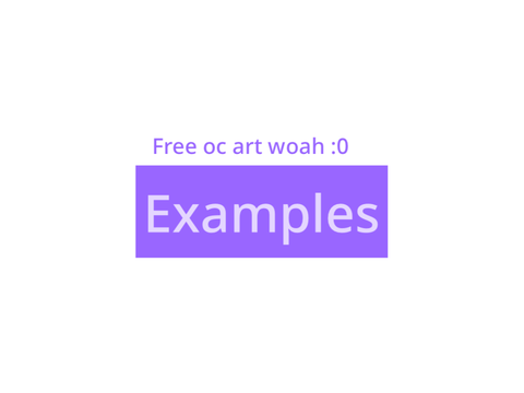 Free OC art (CLOSED)