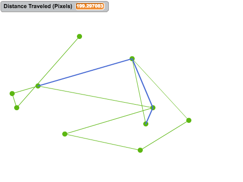 Traveling salesman solution