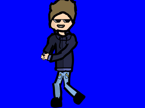 Spencer hits the default dance