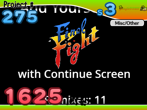 AY: Final Fight with Continue Screen (11)