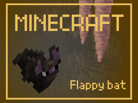 minecraft flappy bat (in dripstone caves)