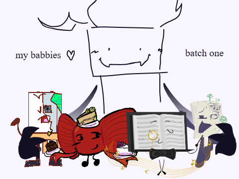 doodles of my oah guys + info [batch uno]
