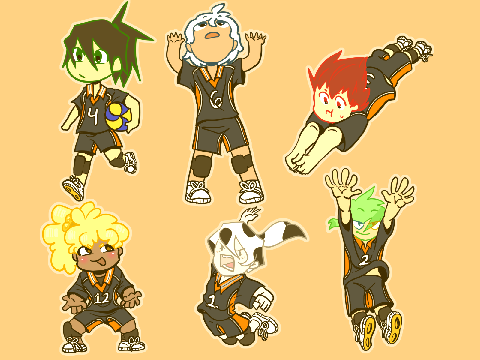 || HAIKYU + BOUND || Fanart Doodles