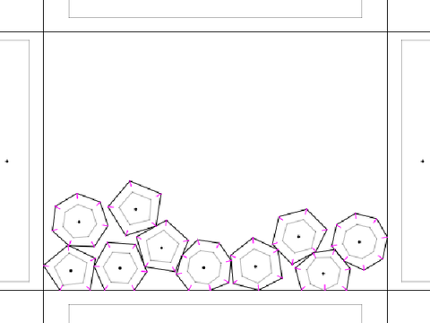 Soft-Body Collision Resolve Test (Bisector Rays)