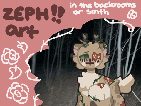☆ art ; zeph in the backrooms I guess