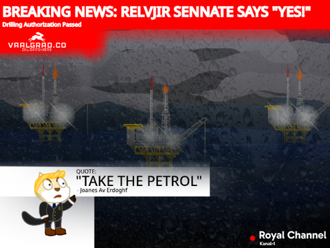 Kingdom of Revljir Nordic Offshore Oil rigs