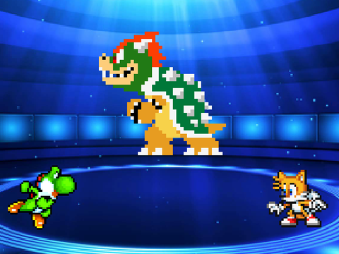 Yoshi vs Tails stats battle
