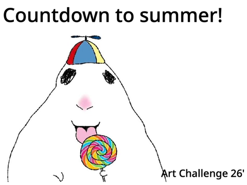 countdown to summer! || art challenge