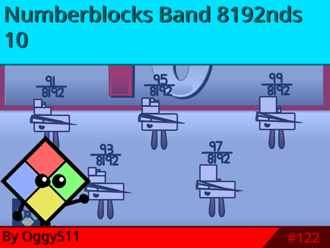Numberblocks Band 8192nds 10