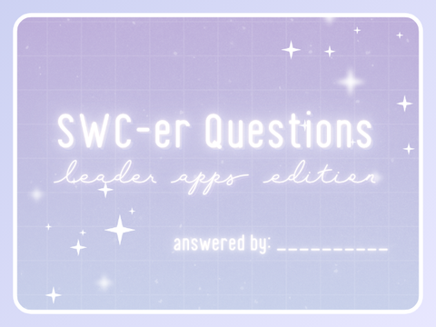 swc-er questions ⬫ leader apps edition