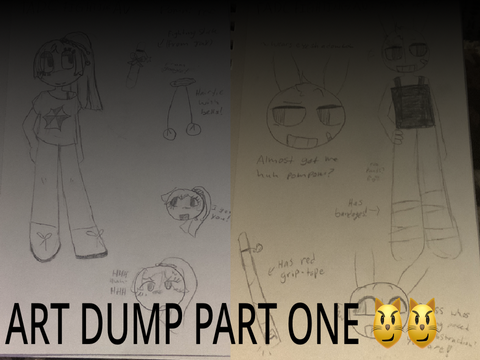 SKETCHBOOK DUMP P1!!